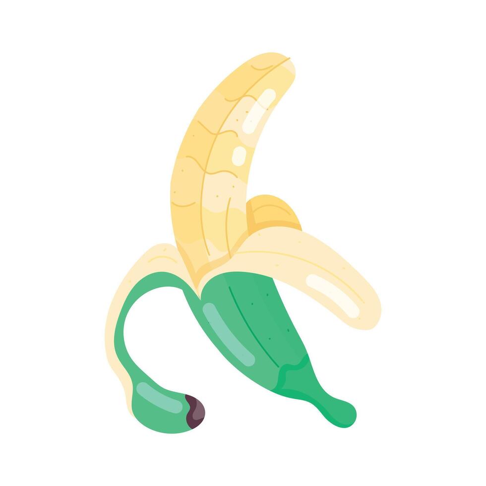 Trendy Banana Delights Flat Stickers vector