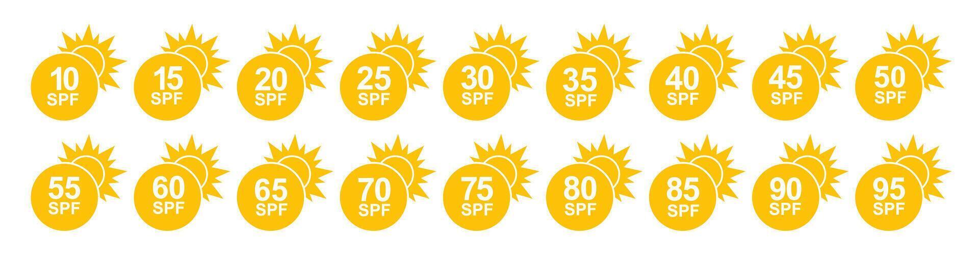 spf 50 icono. Dom proteccion vector