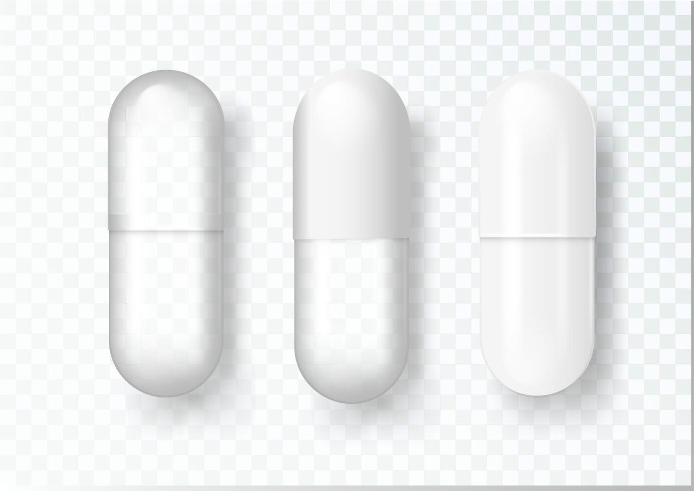 Pill Medical capsule tablet icon vector
