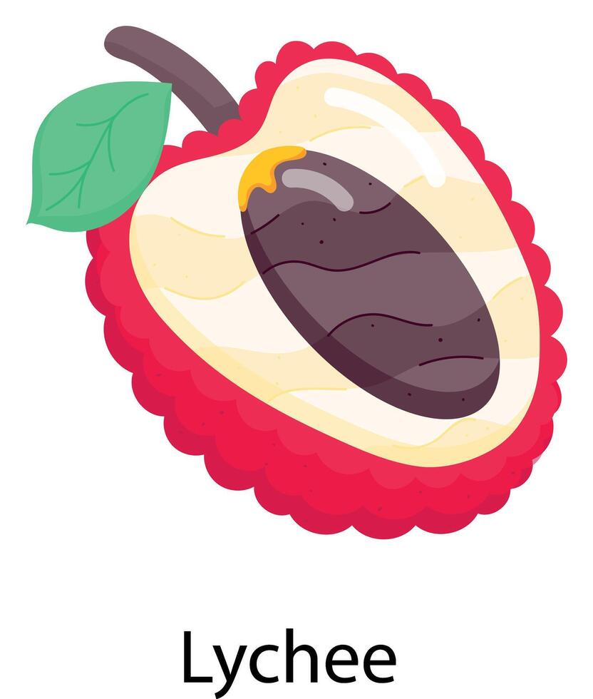 Exotic Fruits Flat Stickers vector