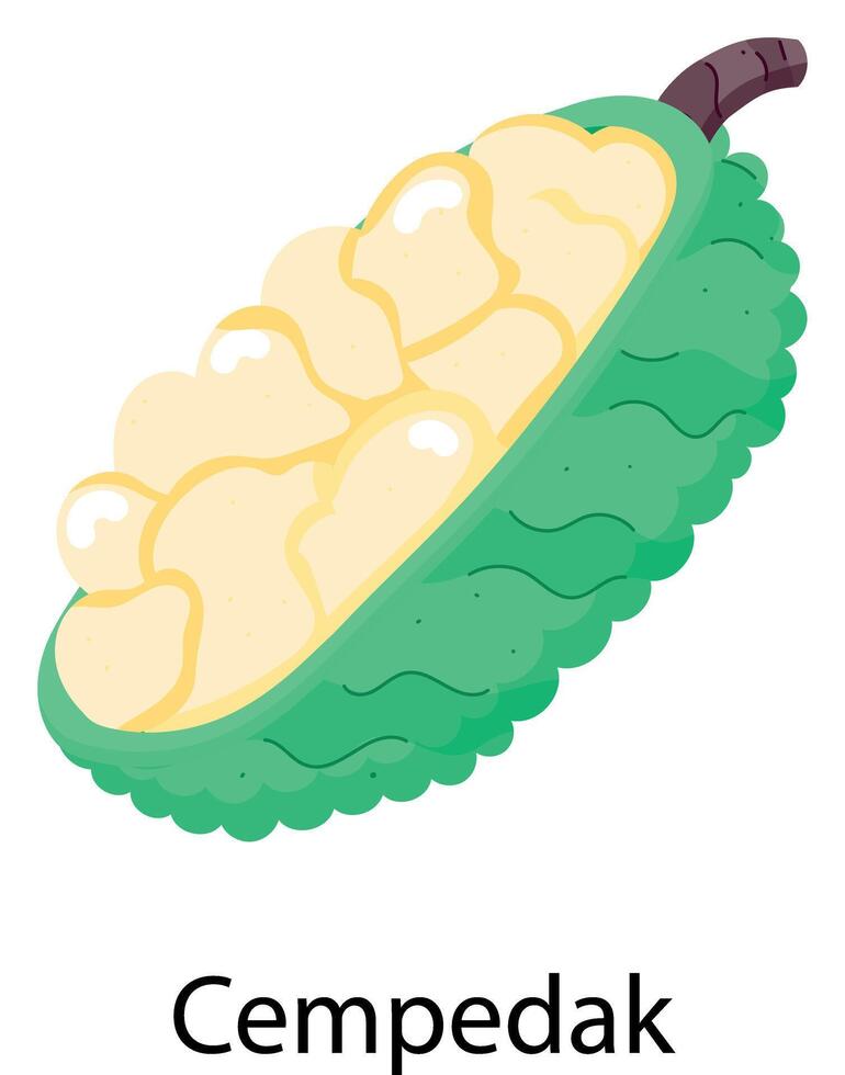 Exotic Fruits Flat Stickers vector