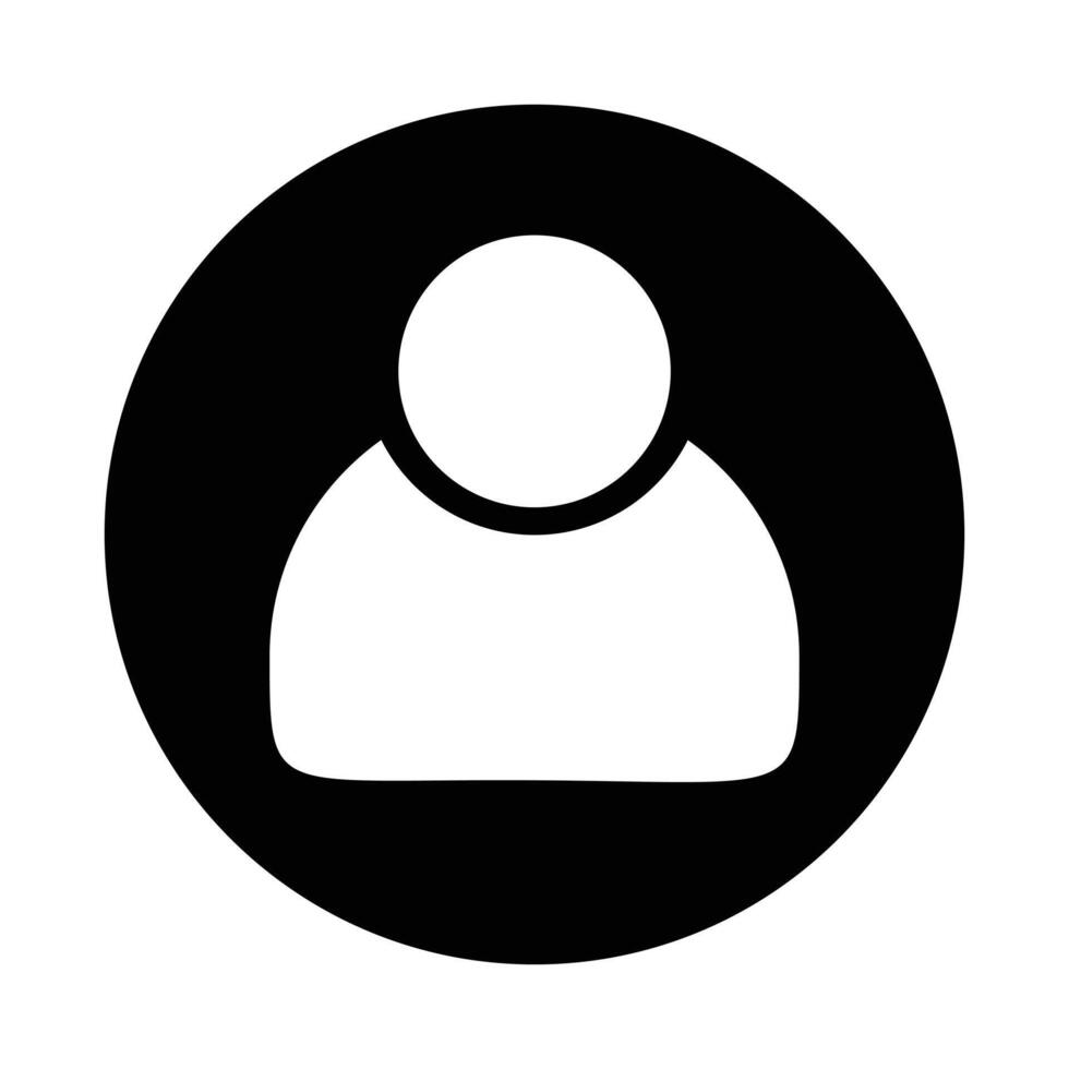 User icon. User symbol. User sign. User pictogram. User avatar. vector
