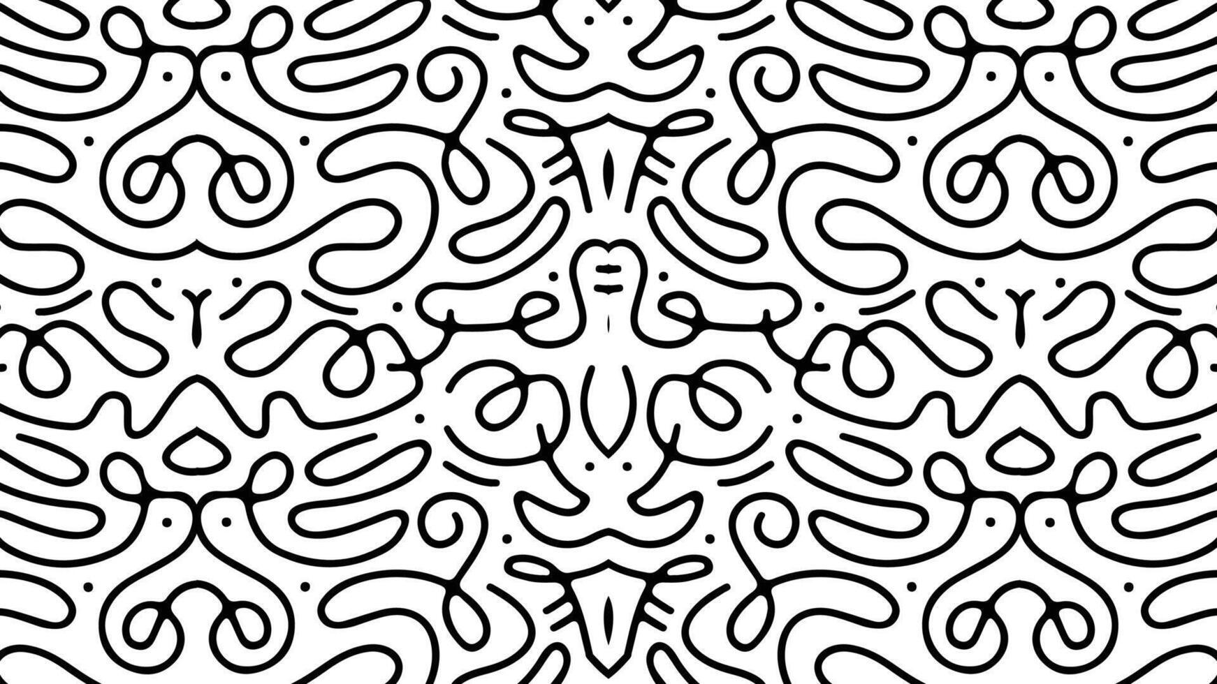 Line doodle pattern. eps 10 vector