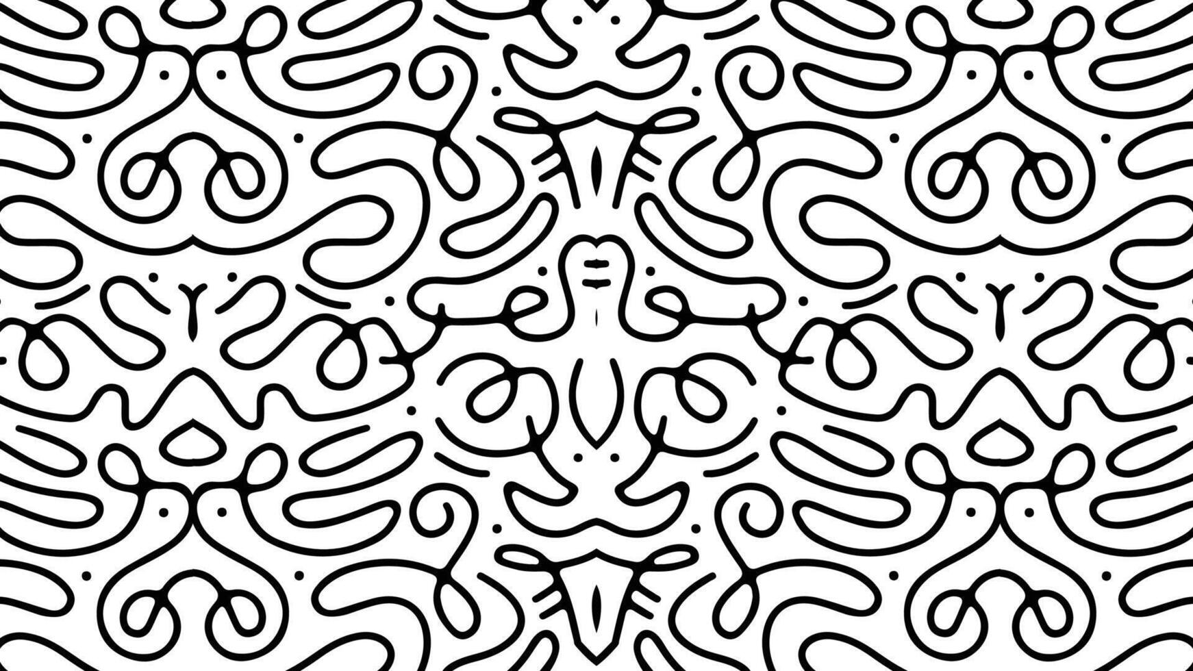 Line doodle pattern. eps 10 vector