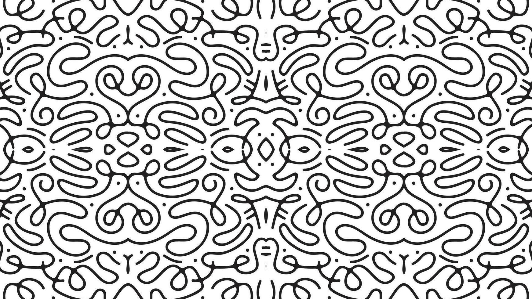 Line doodle pattern. eps 10 vector