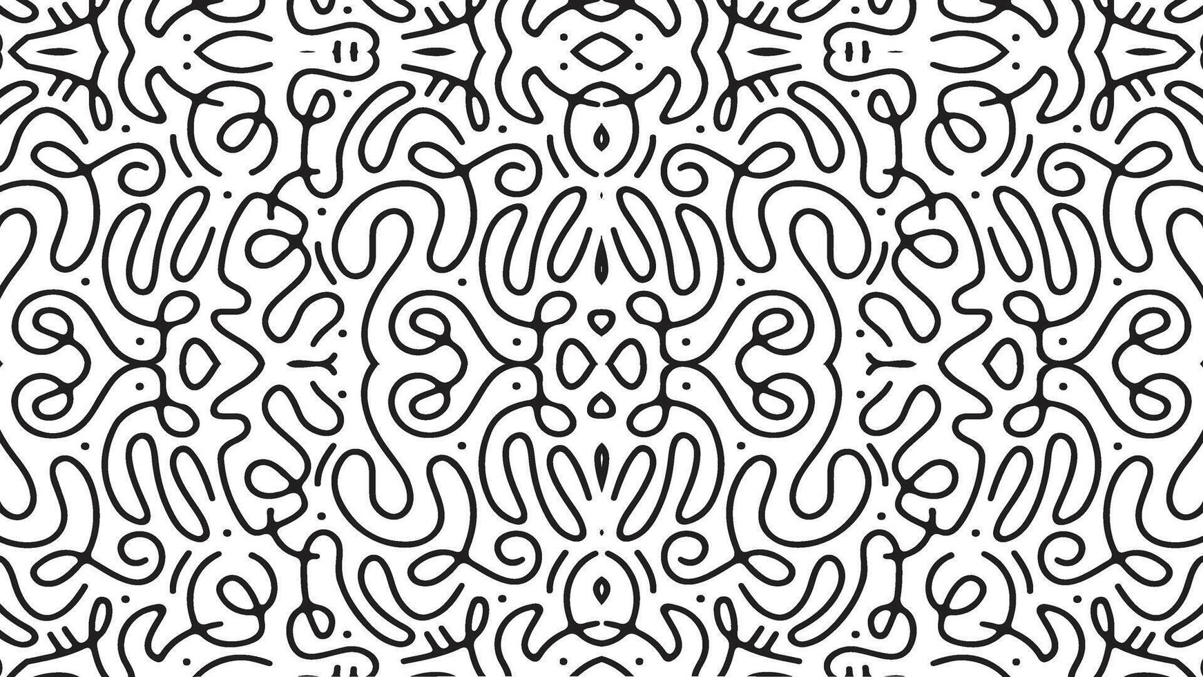 Line doodle pattern. eps 10 vector