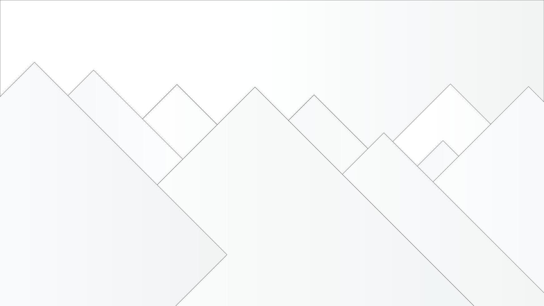 Abstract modern elegant white and gray gradient square shape with thin lines. eps 10 vector