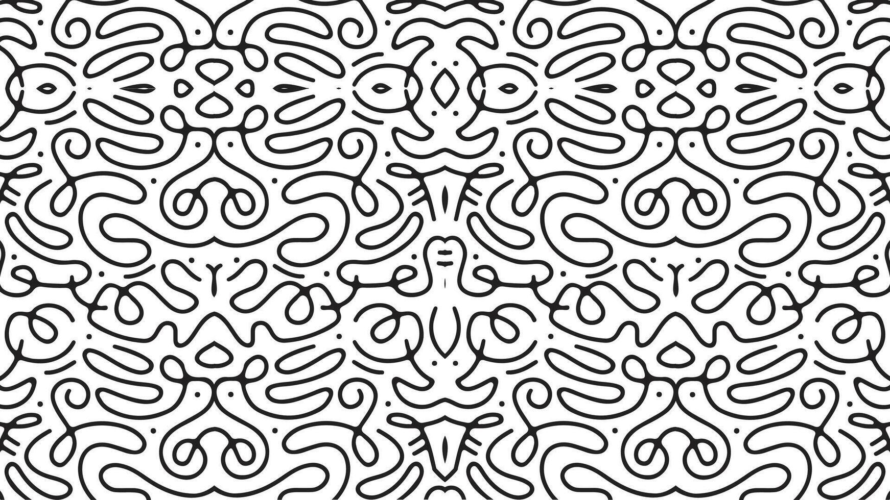 Line doodle pattern. eps 10 vector