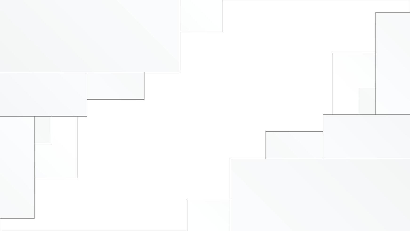 Abstract modern elegant white and gray gradient square shape with thin lines. eps 10 vector