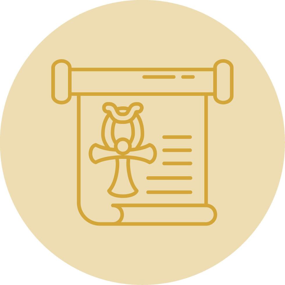 History Line Yellow Circle Icon vector