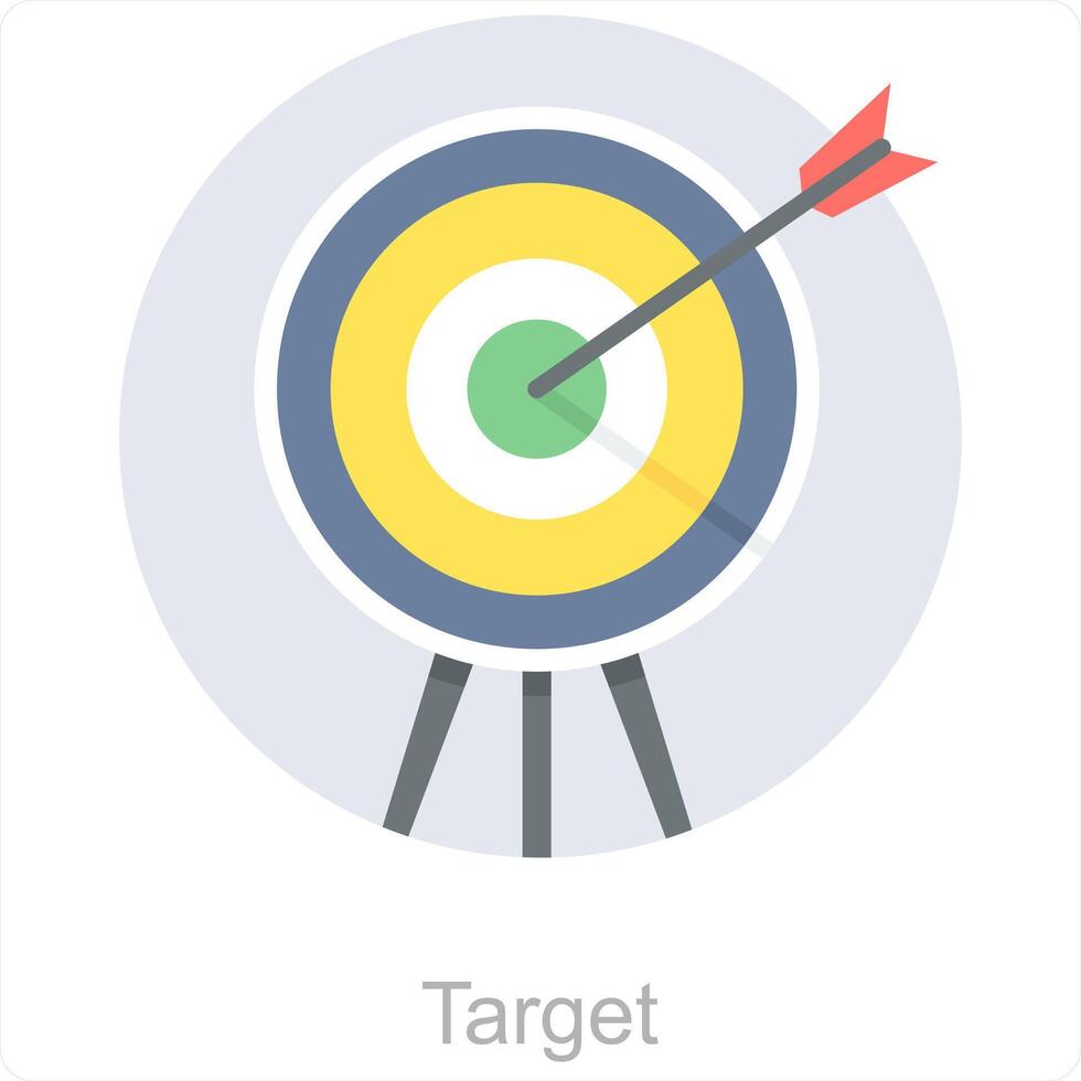 Target and aim icon concept vector