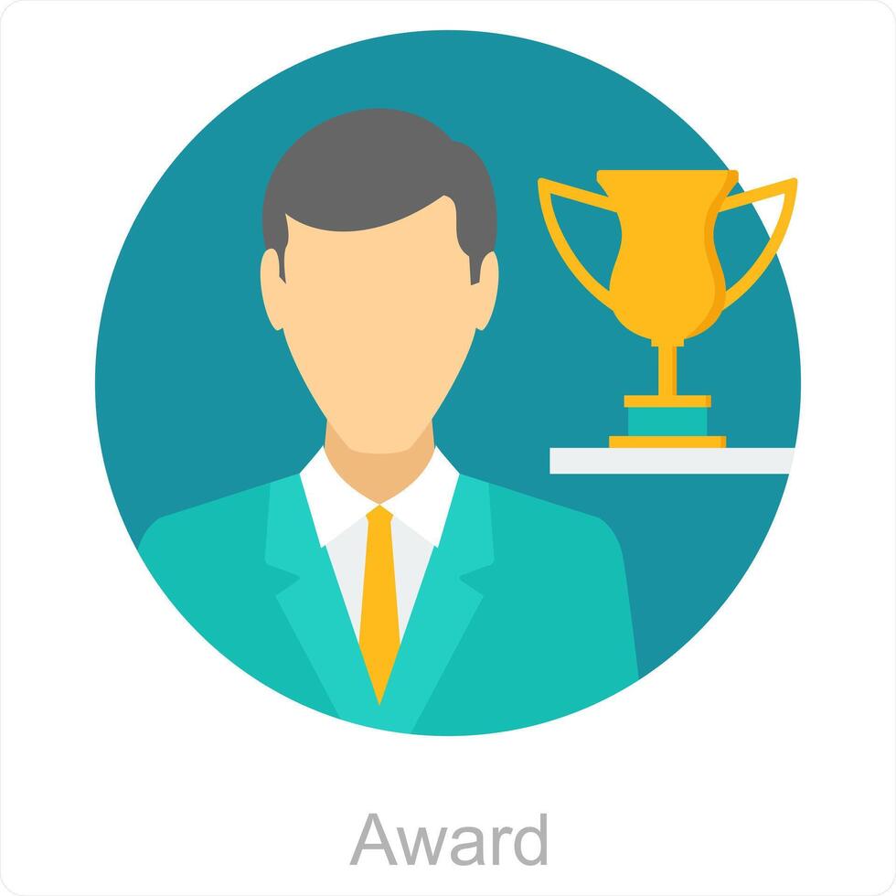 Award and success icon concept vector