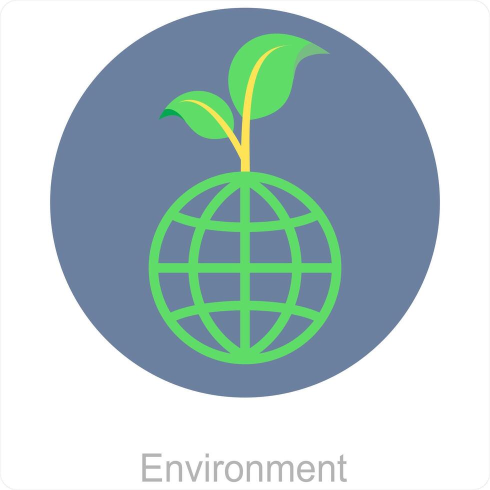 Environment and earth icon concept vector