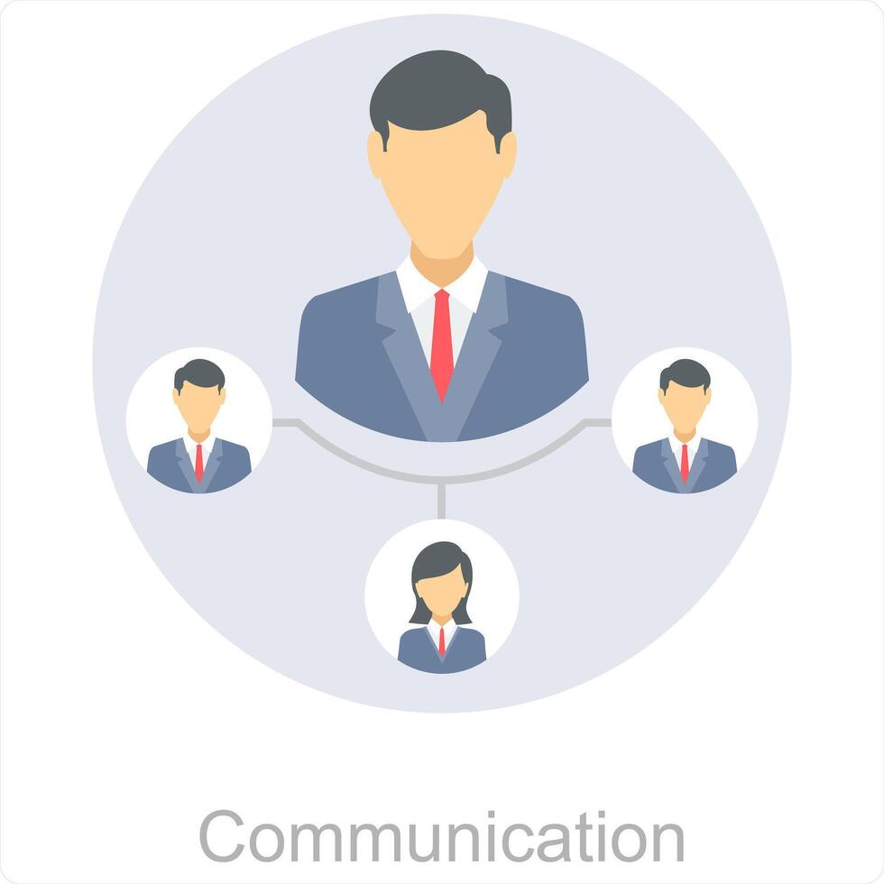 Communication and chat icon concept vector