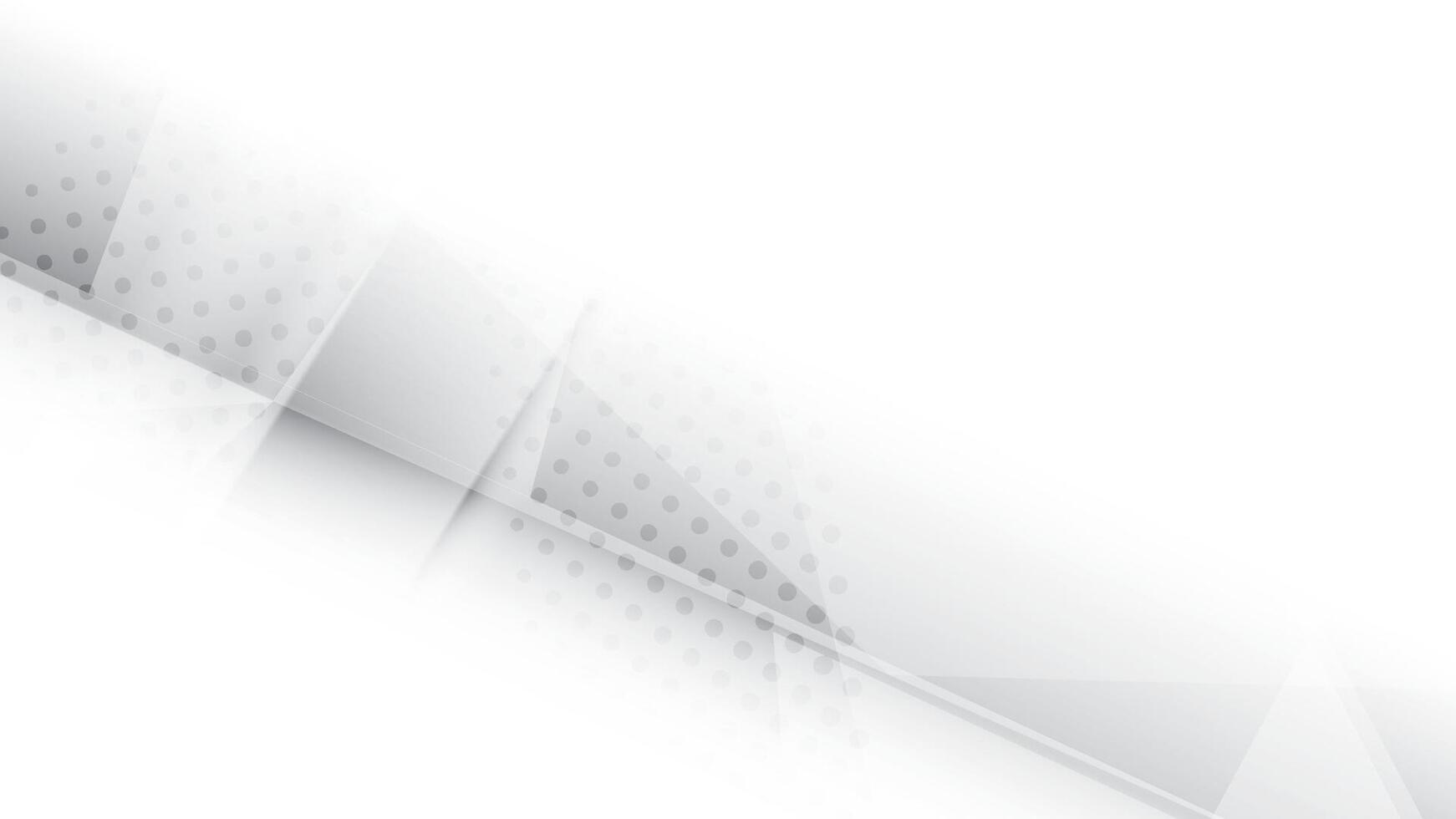 resumen blanco y gris color, moderno diseño rayas antecedentes con geométrico forma y trama de semitonos efecto. vector ilustración.