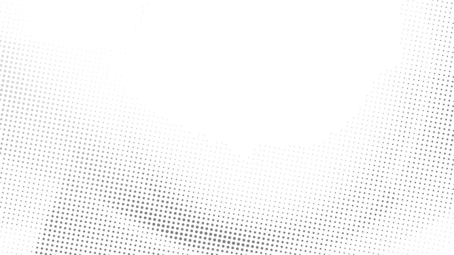 Abstract white and gray color background with halftone effect, dot pattern. Vector illustration.