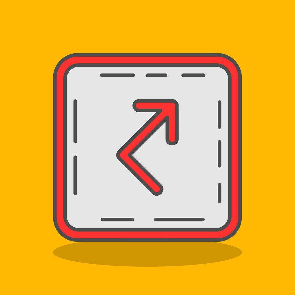 Bounce Filled Shadow Icon vector