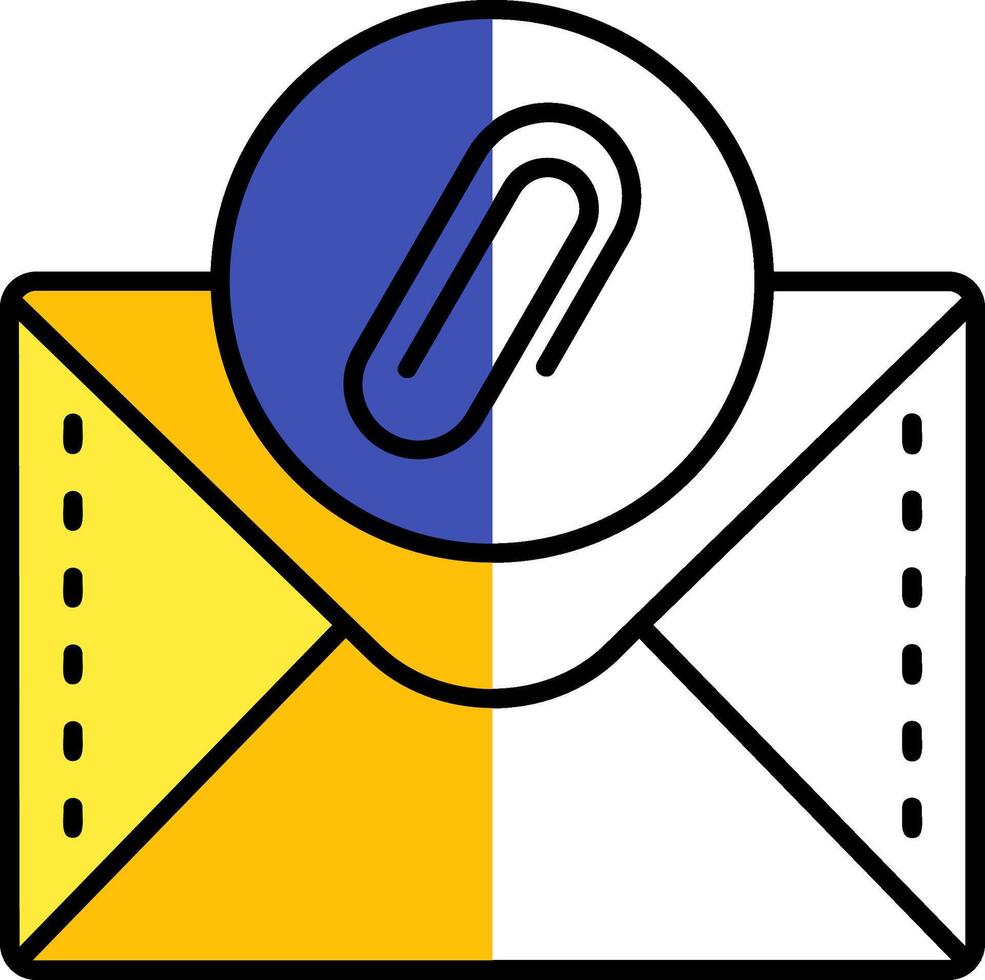 Clipper Filled Half Cut Icon vector