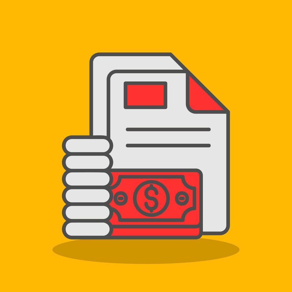 Account Filled Shadow Icon vector