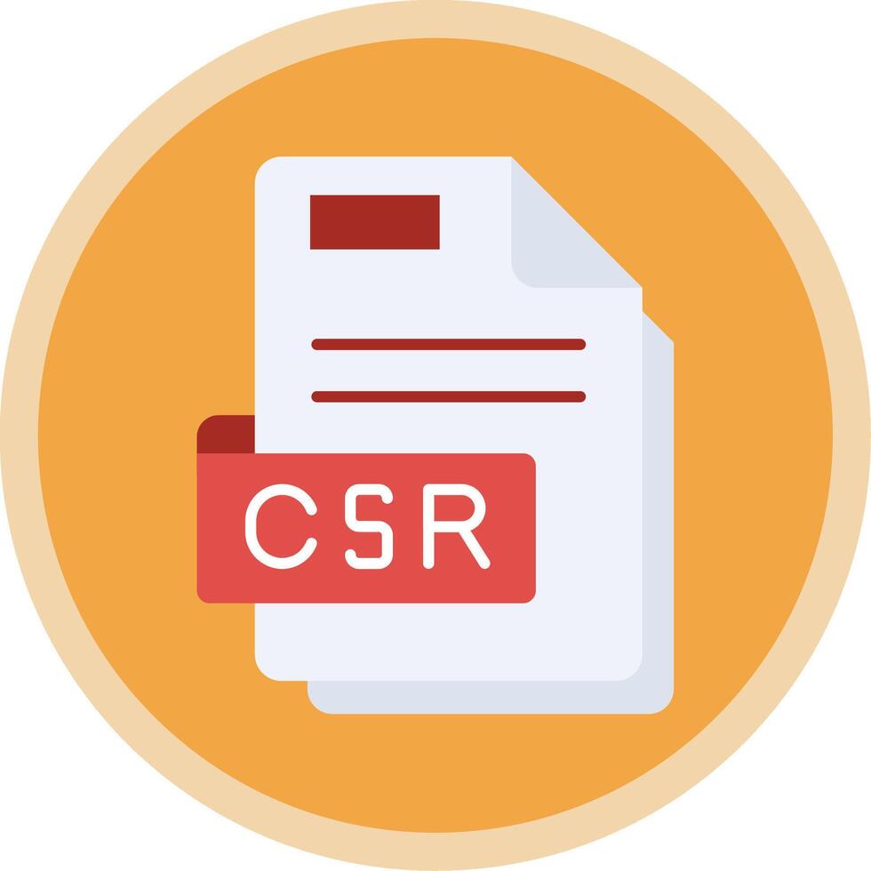 Csr Flat Multi Circle Icon vector