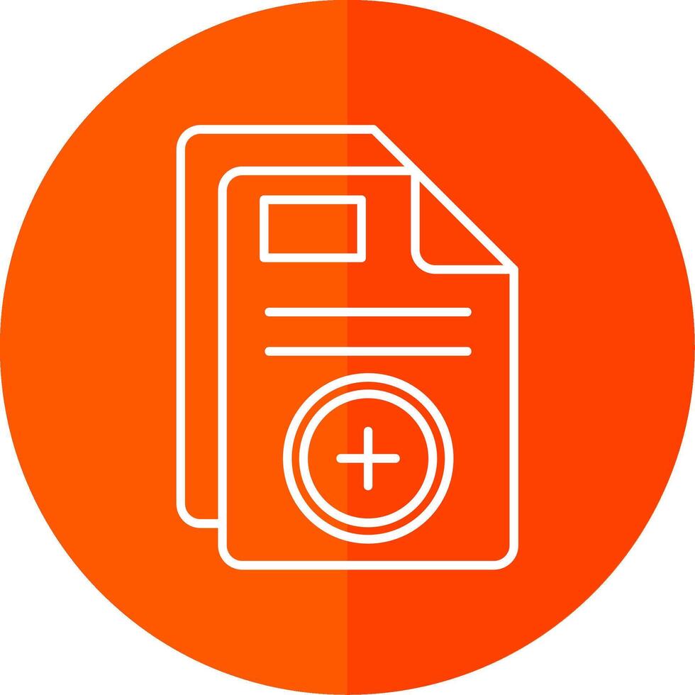 Add Line Red Circle Icon vector