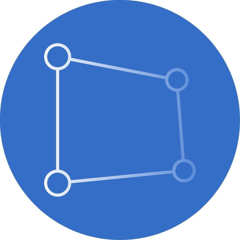 Perspective Gradient Line Circle Icon vector