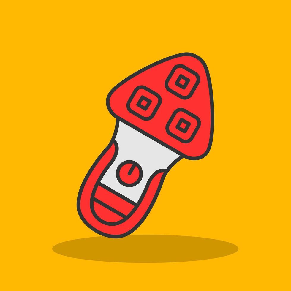 Shaver Filled Shadow Icon vector