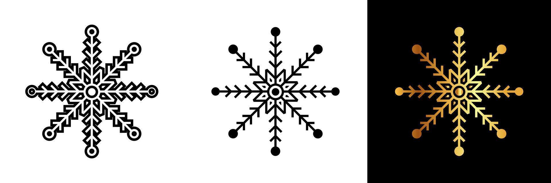 The Snowflake icon captures the delicate beauty and uniqueness of each snow crystal. It symbolizes the wonder of winter, the artistry of nature, and the magic of individuality. vector
