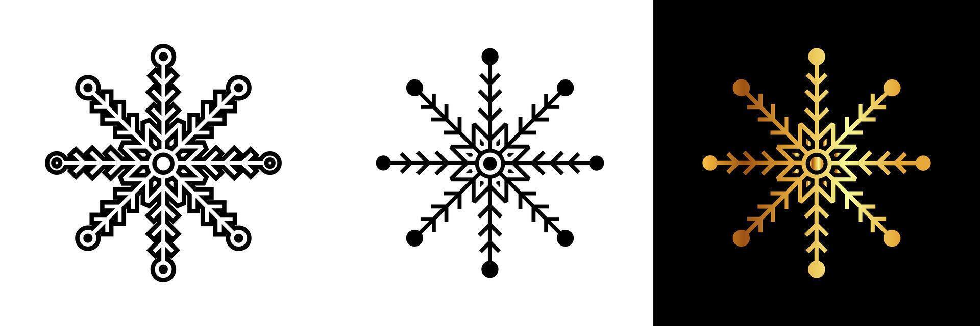 The Snowflake icon captures the delicate beauty and uniqueness of each snow crystal. It symbolizes the wonder of winter, the artistry of nature, and the magic of individuality. vector