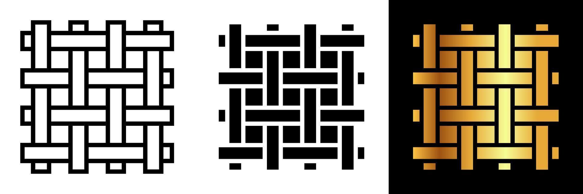 The Mesh Count icon signifies precision and quality in the realm of screen printing and textile production. vector