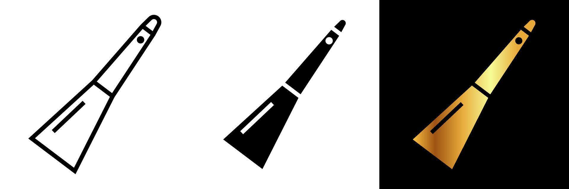 The Ink Spatula icon embodies the precision and finesse required in the art of printing and design. vector