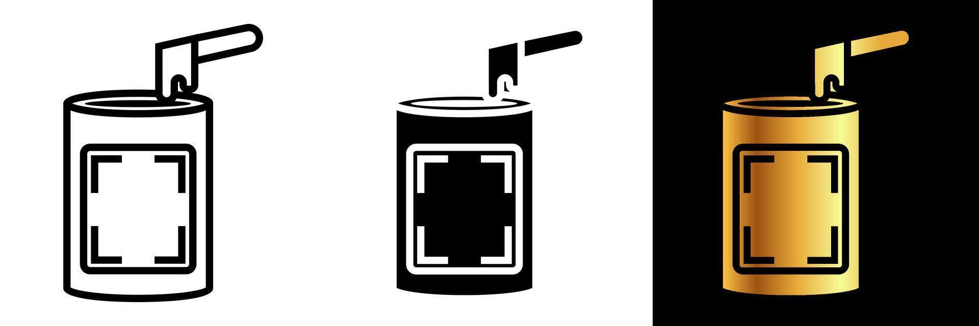 The Screen Frame Adhesive icon represents a crucial tool in the realm of screen printing. vector