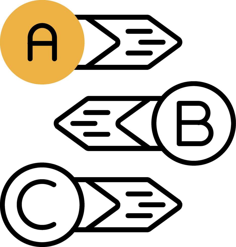 Diagram Skined Filled Icon vector