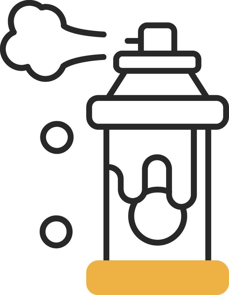 Spray Skined Filled Icon vector