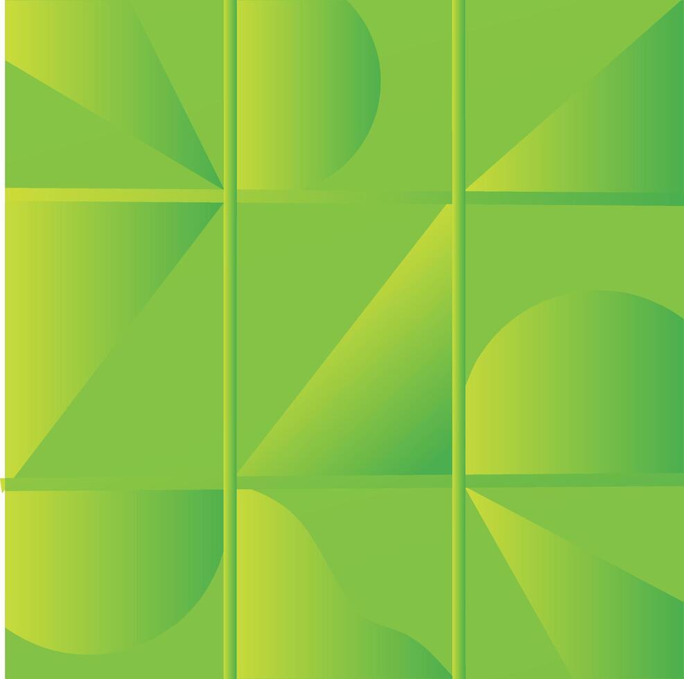 green geometric shape background vector