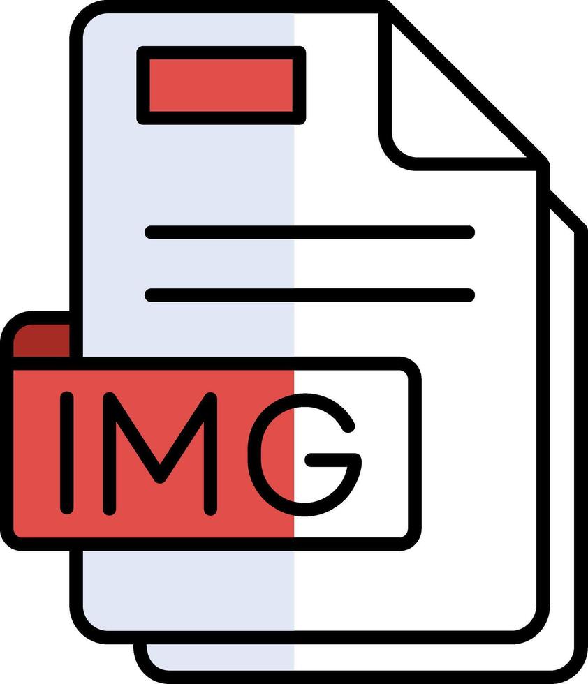 Img Filled Half Cut Icon vector