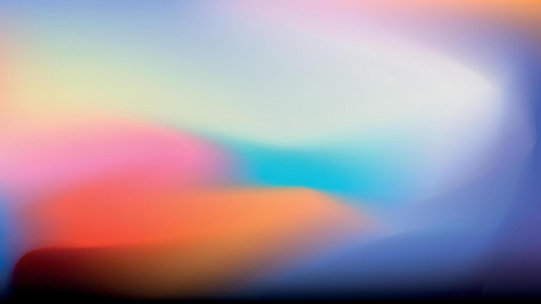 Colorful Abstract Background with Blurred Effect and Red, Blue, and Orange Hues vector