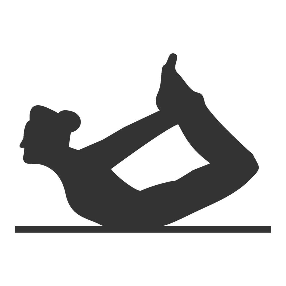 yoga exercise vector illustration design