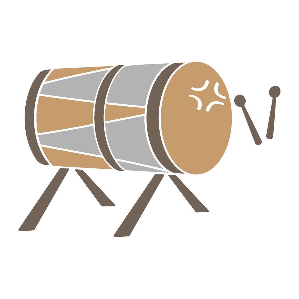 traditional drum vector illustration design