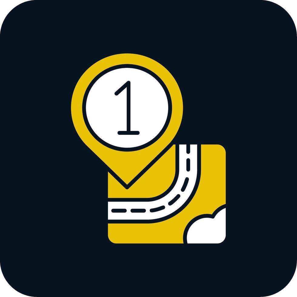 One Glyph Two Color Icon vector