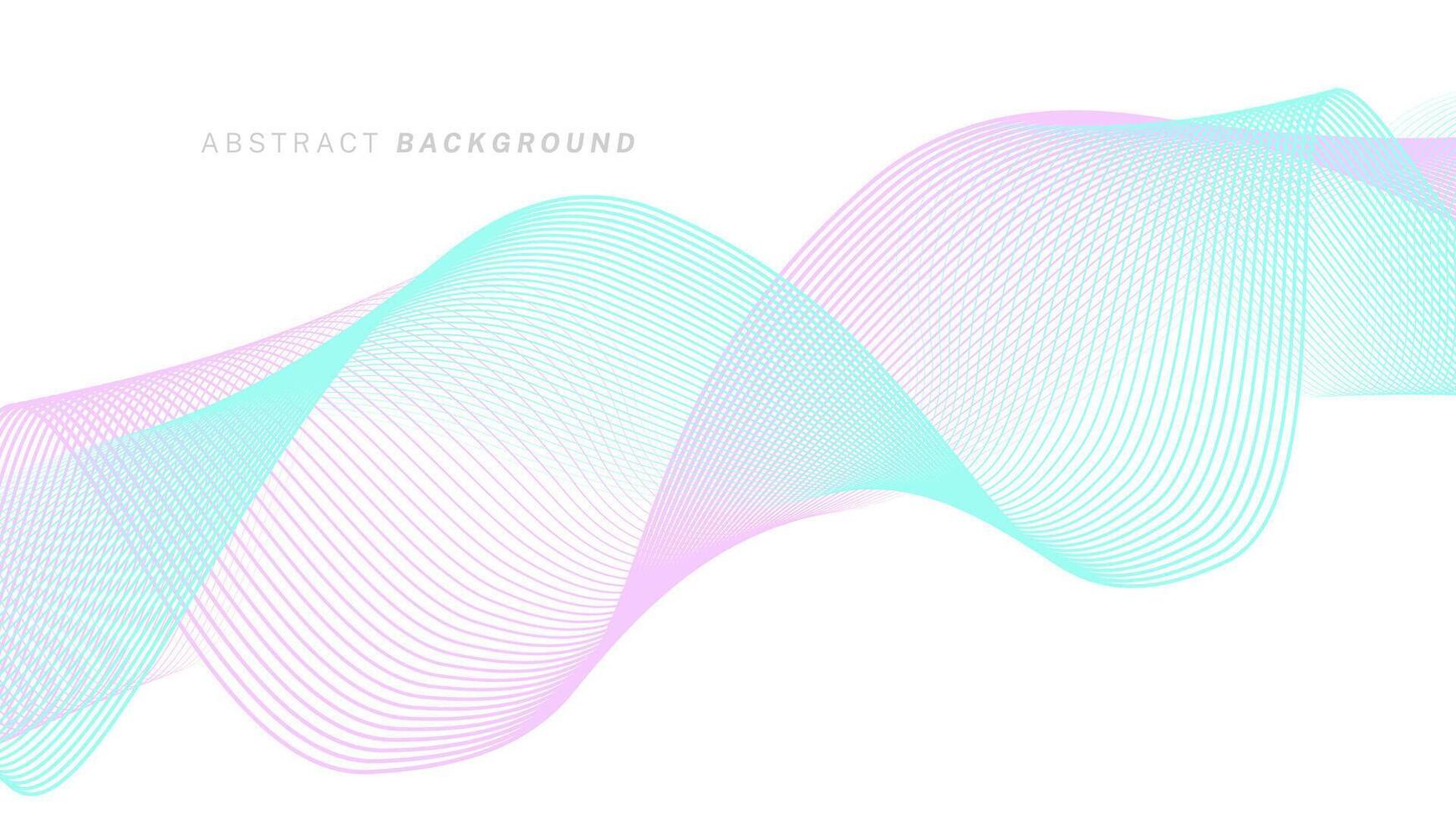 White abstract background with dynamic line waves. Futuristic background with line pattern, suitable for banners, posters, presentations, wallpapers. Vector illustration