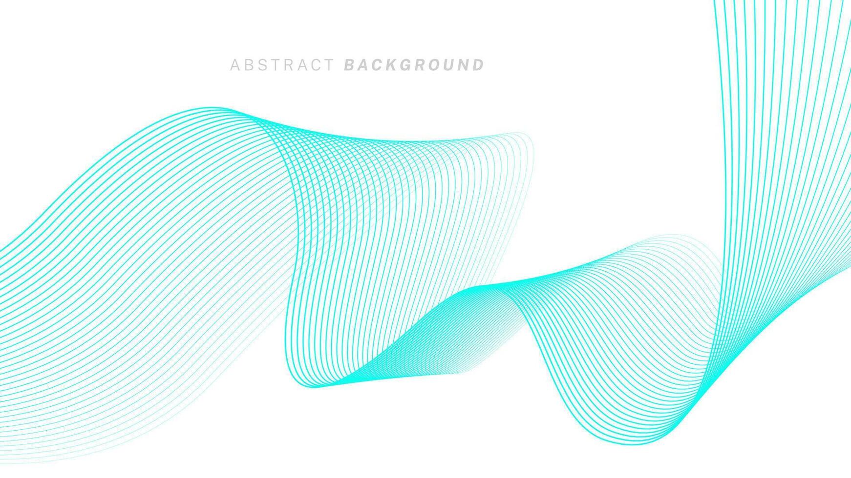 White abstract background with dynamic line waves. Futuristic background with line pattern, suitable for banners, posters, presentations, wallpapers. Vector illustration