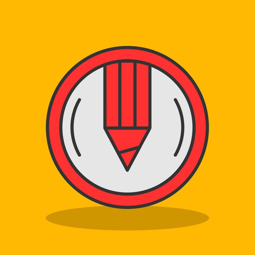 Compose Filled Shadow Icon vector