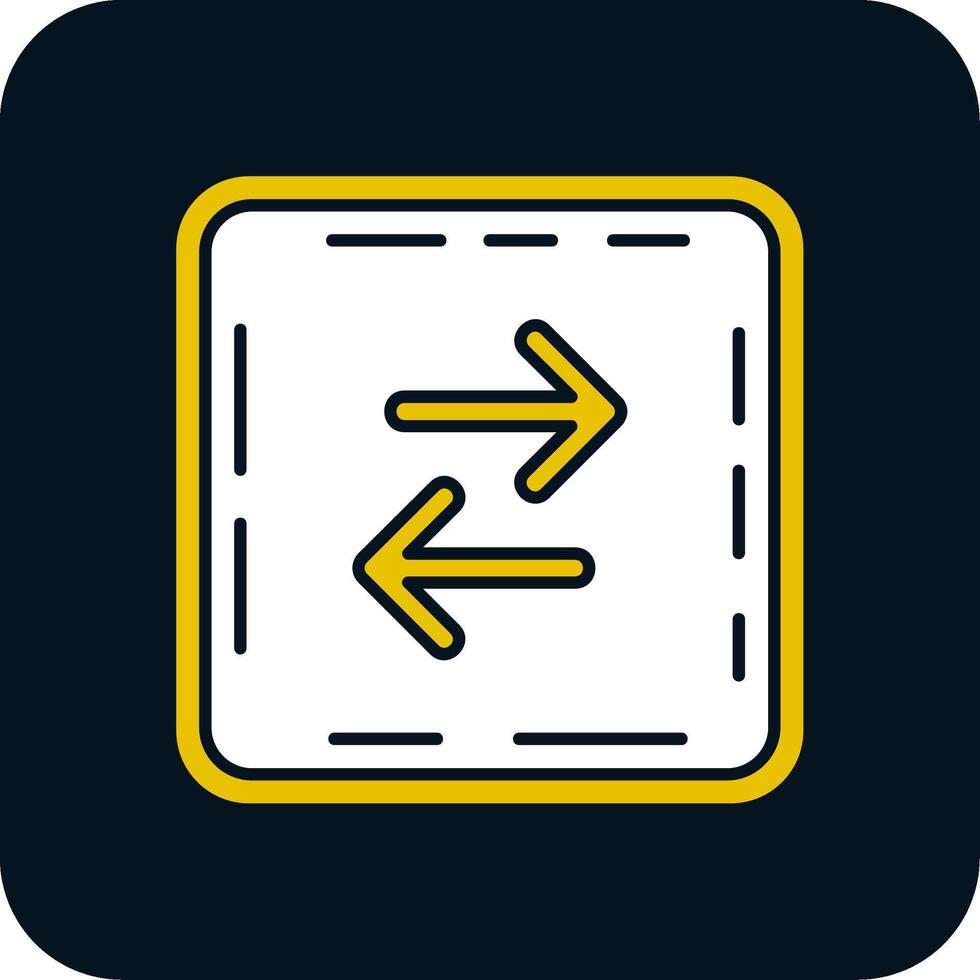 Swap Glyph Two Color Icon vector