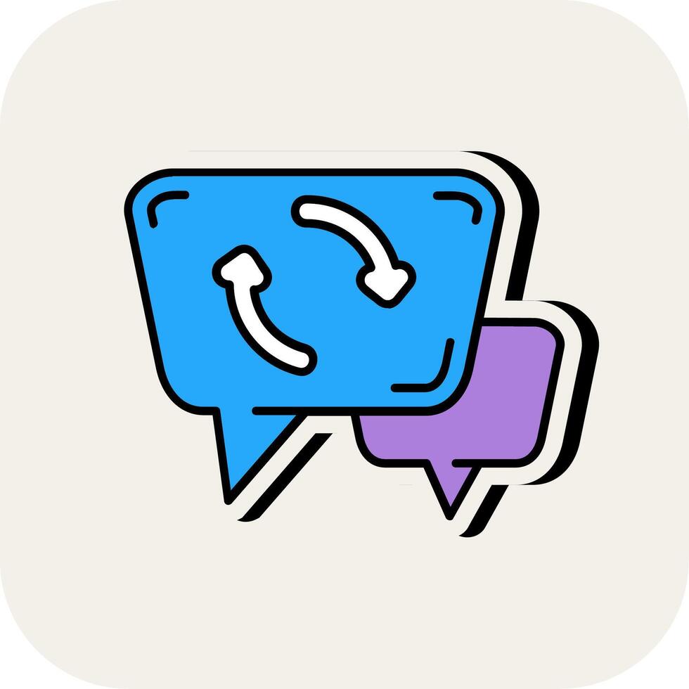 Syncing Line Filled White Shadow Icon vector