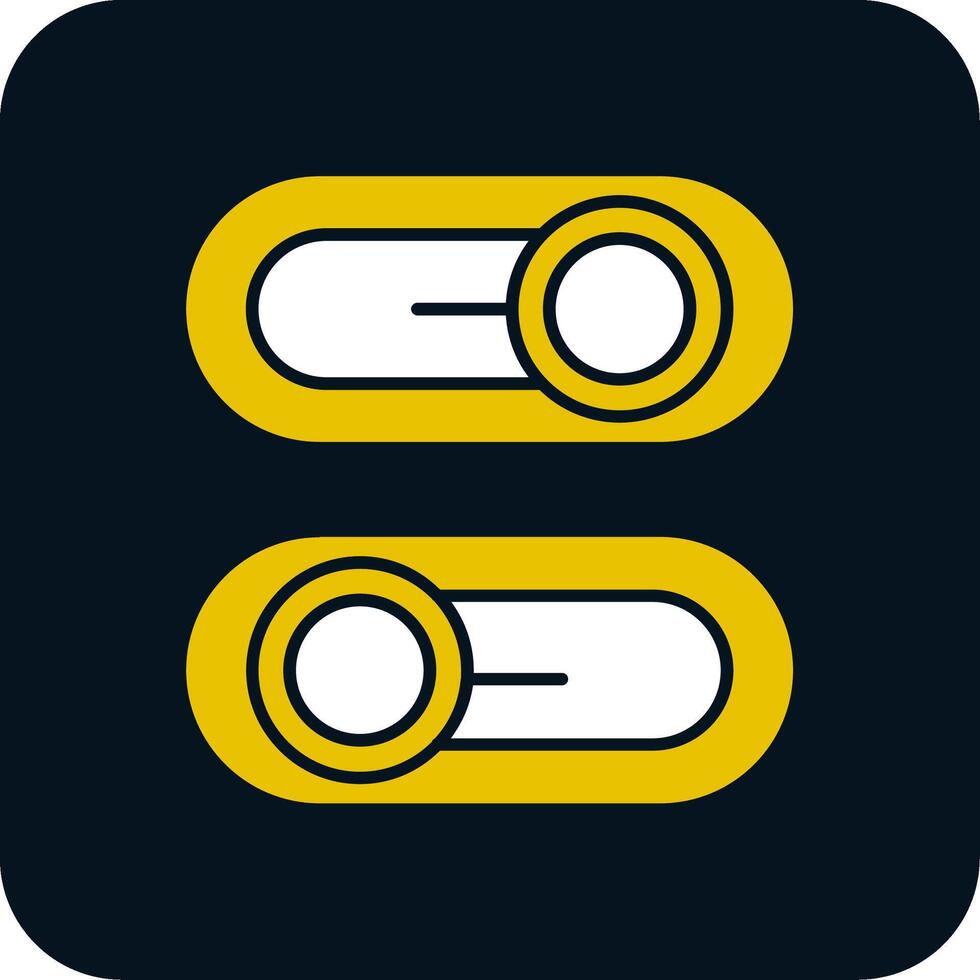 Switch Glyph Two Color Icon vector