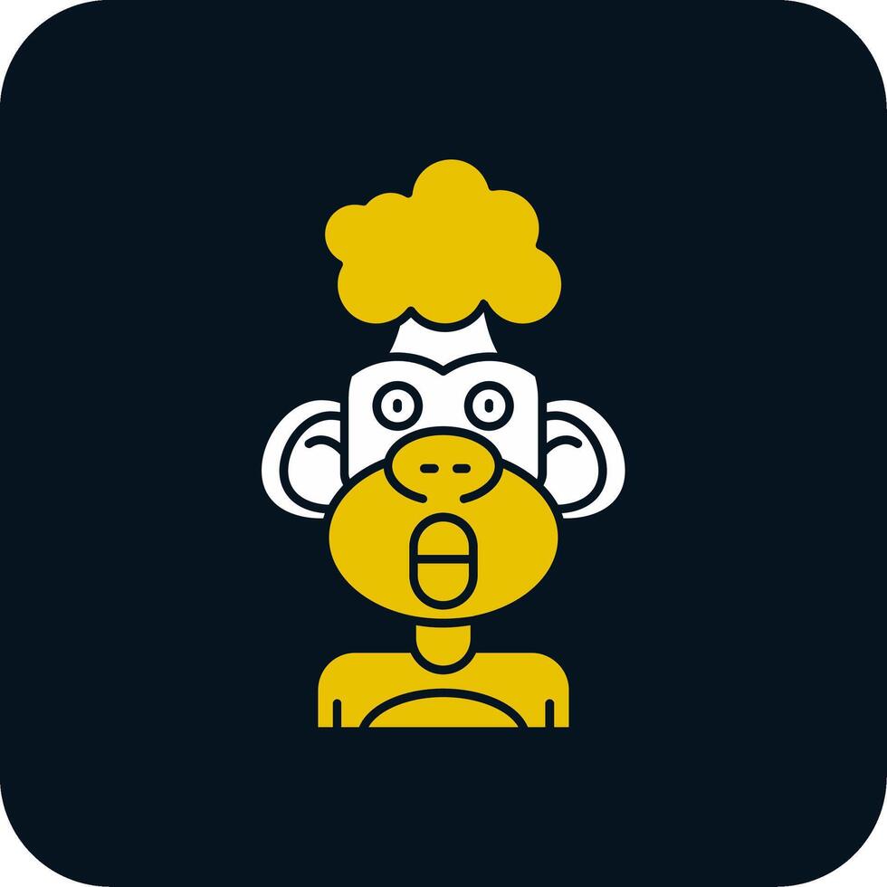 Exploding Glyph Two Color Icon vector