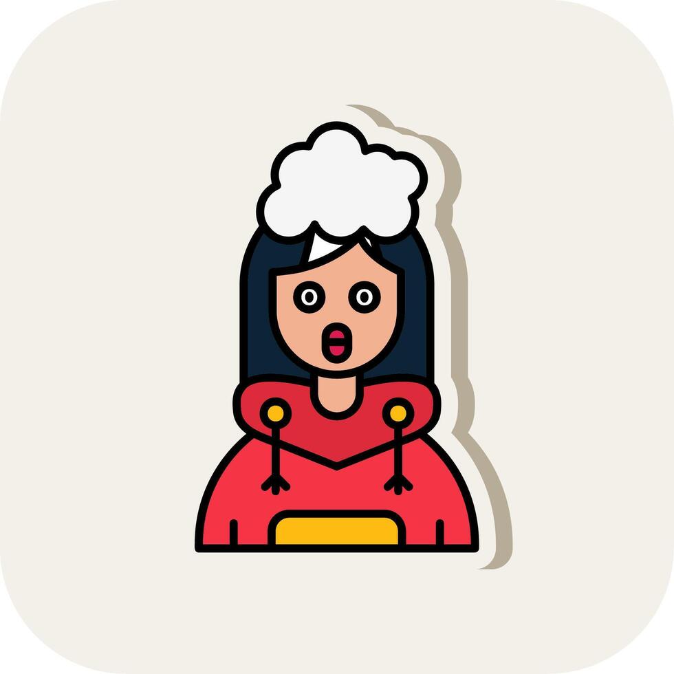 Exploding Line Filled White Shadow Icon vector