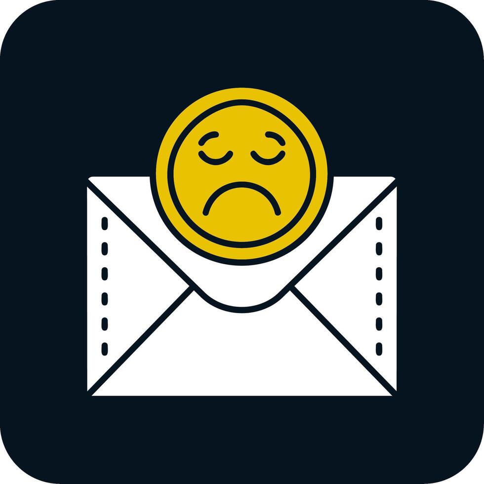 Emoji Glyph Two Color Icon vector