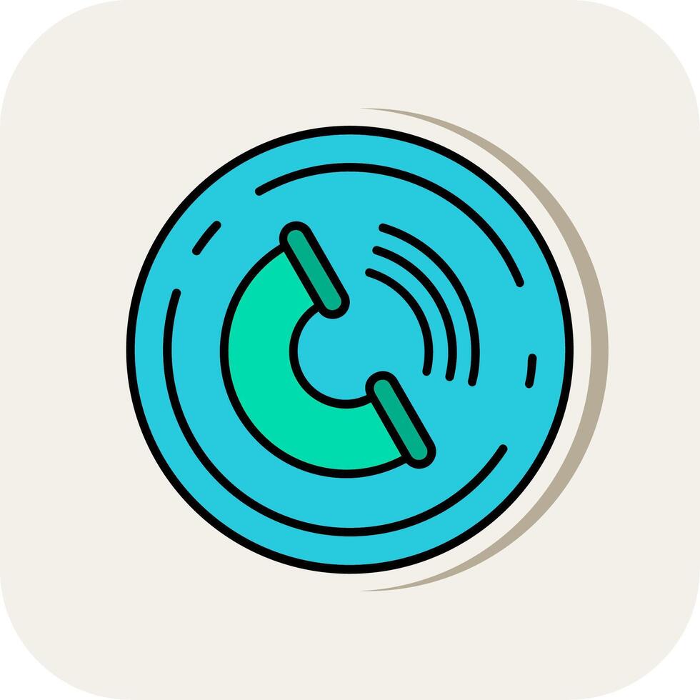 Contact Line Filled White Shadow Icon vector
